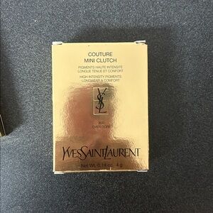 Yves Saint Laurent Gold Couture Mini Clutch